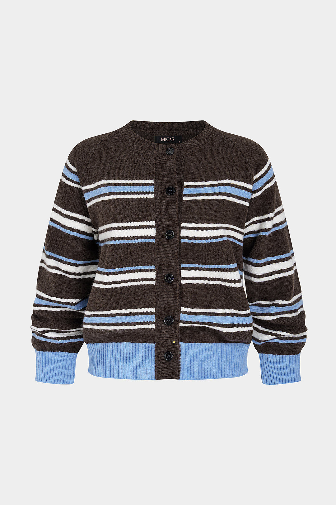 Dana - Gebreid vest met knoopjes
