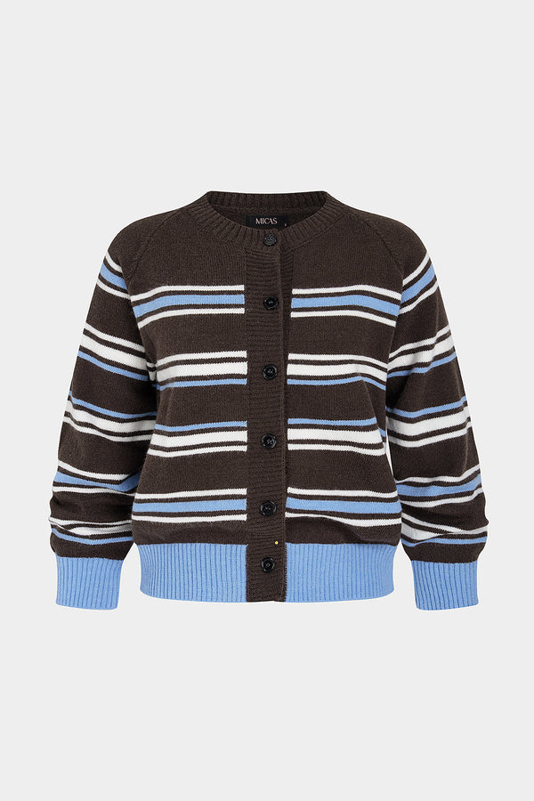 Dana - Gebreid vest met knoopjes