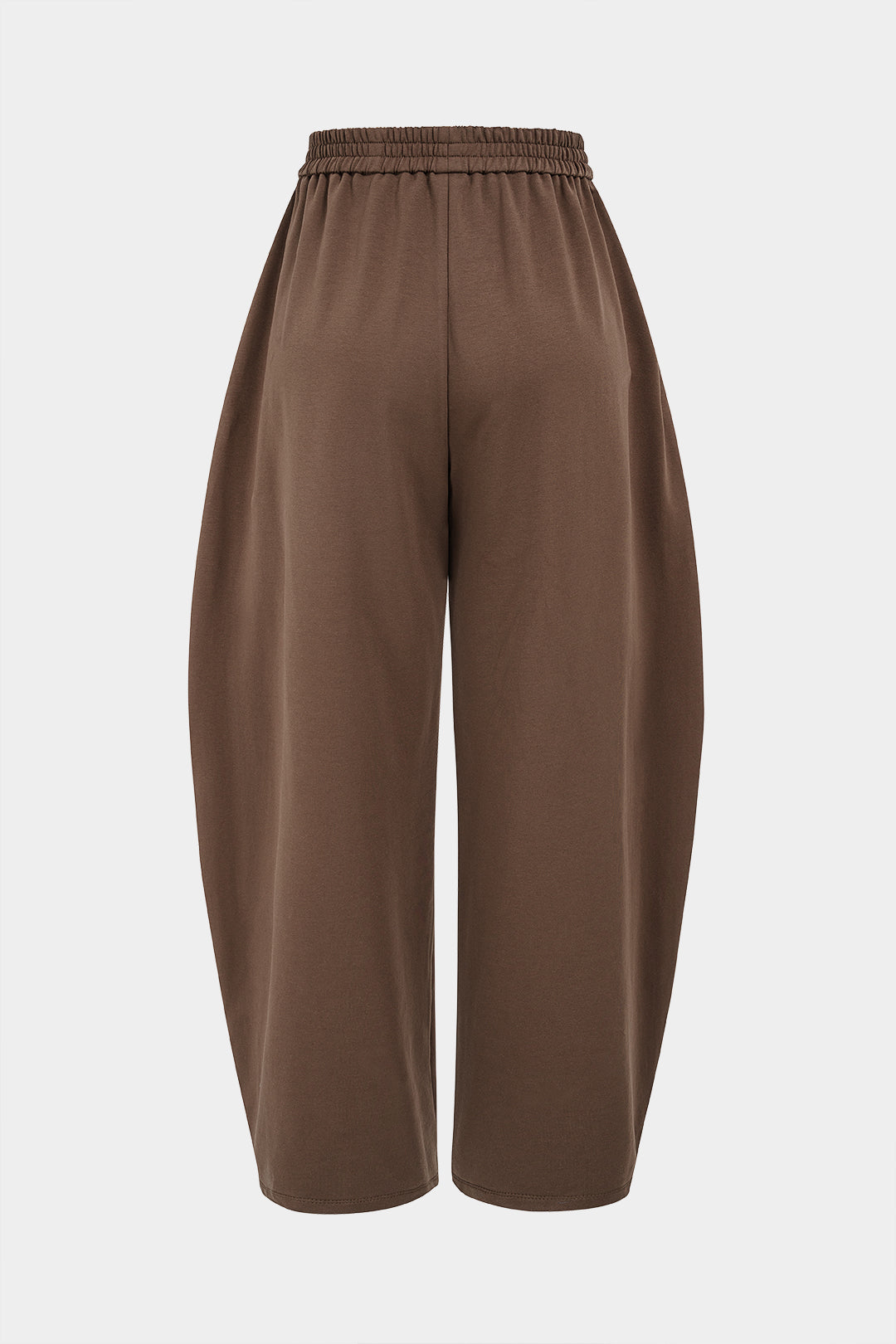 Geplooide broek met hoge taille