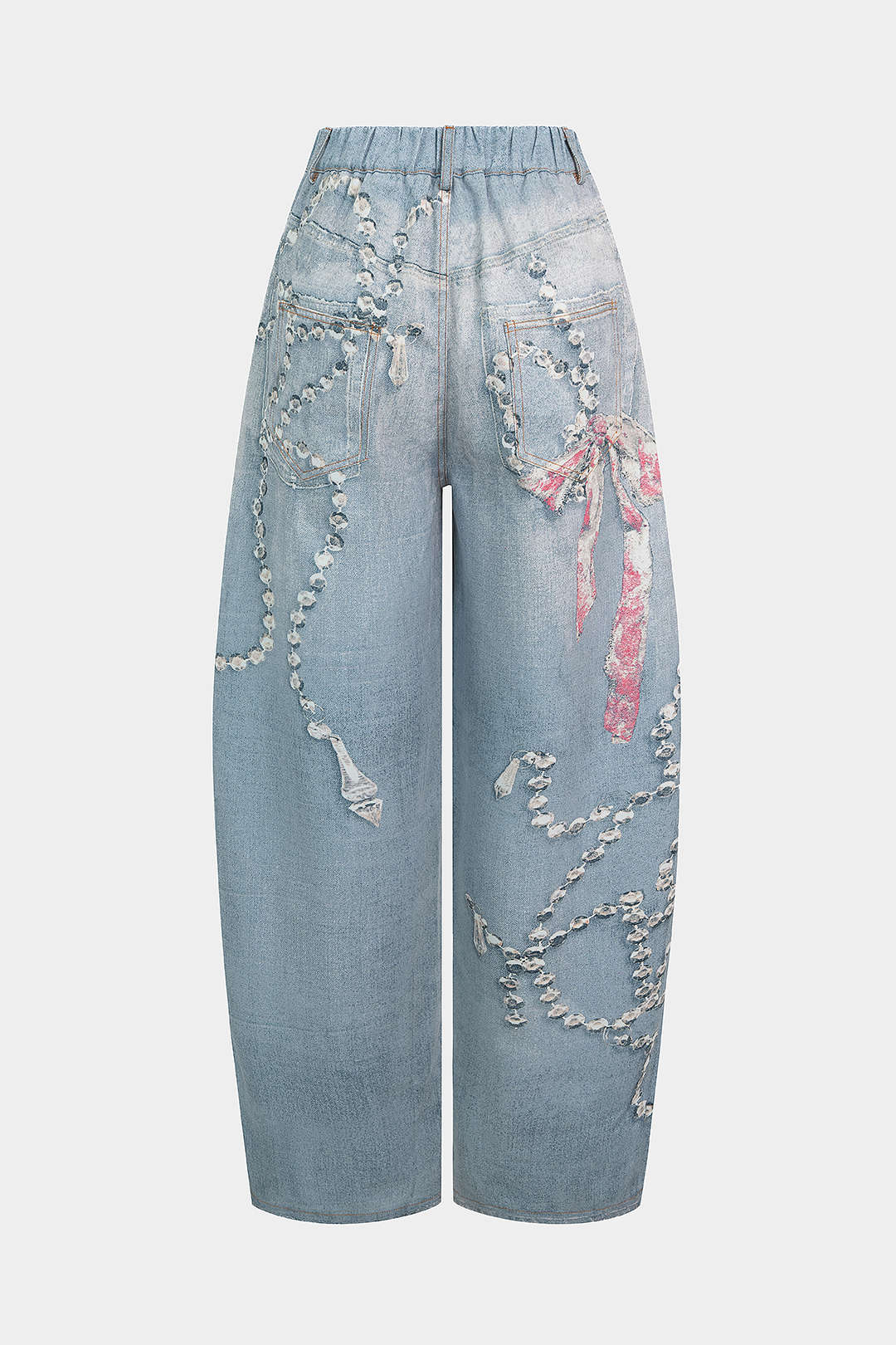 Greta - Broek met hoge taille en wijde pijpen