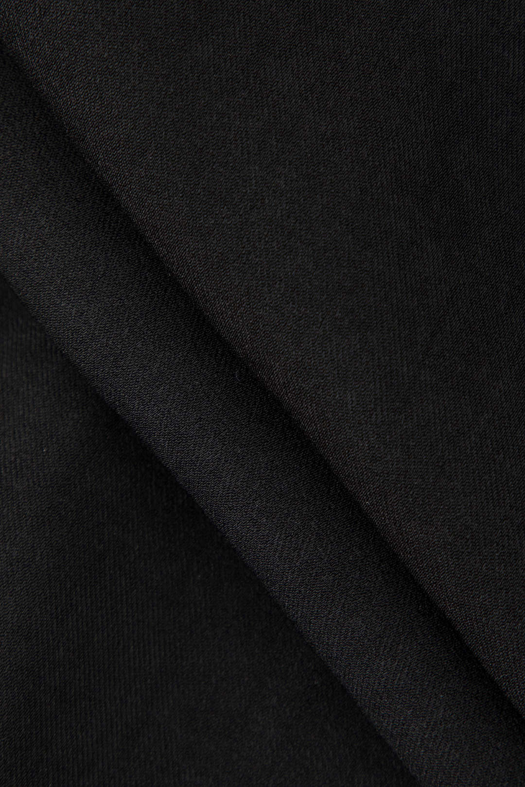 Broek met drapering, wikkelmodel en rechte pijp