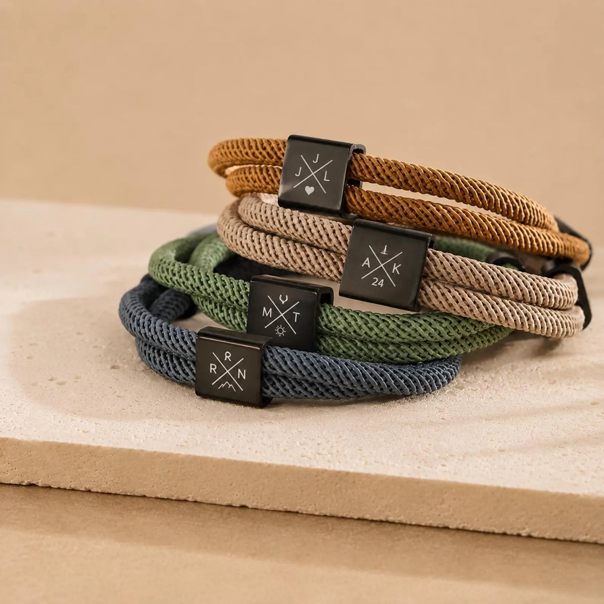 Milo – Gepersonaliseerde Herenarmband